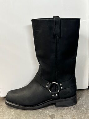 Harley-Davidson Bowden Men’s Size 12 Black Leather Harness Motorcycle Boots